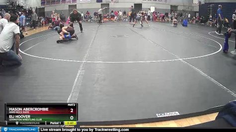 64/67 Round 2 - Eli Hoover, Lexington Wrestling Club vs Mason Abercrombie, Hard Rock Rams