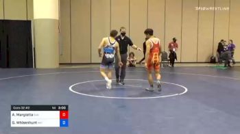 57 kg Consolation - Antonio Margiotta, San Francisco Wrestling Club vs Gabe Whisenhunt, Mat Sense Wrestling