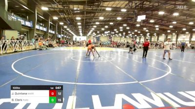 100 lbs Rr Rnd 3 - Jax Quintana, Warrior RTC vs Bryson Clark, Pursuit Wrestling Academy - Silver