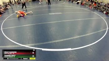 90 lbs Round 3 (6 Team) - Cruz Gannon, Iowa USA Red vs Tanner Bolt, Kansas Cobras