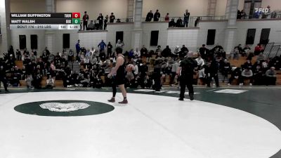 215 lbs Final - William Buffington, Taunton vs Matt Walsh, Duxbury