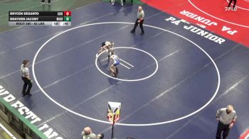 82 lbs Consi Of 32 #1 - Brycen DeSanto, General McLane vs Brayden Jacoby, Moshannon Valley