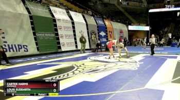 150 Class 1 lbs Champ. Round 1 - Louis Suddarth, Centralia vs Carter Harms, Maysville