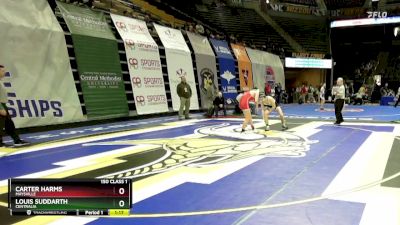 150 Class 1 lbs Champ. Round 1 - Louis Suddarth, Centralia vs Carter Harms, Maysville