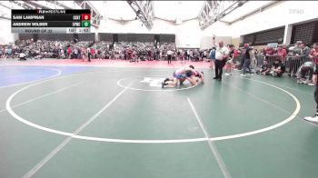 140-I lbs Round Of 32 - Sam Lampman, Centurion vs Andrew Wilber, 5 Points Wrestling Club
