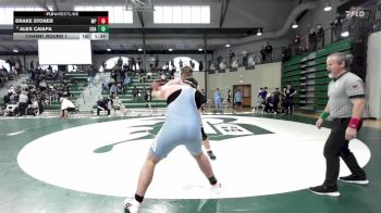 285 lbs Champ. Round 1 - Drake Stoner, Malvern Prep vs Alex Caiafa, Christian Brothers Academy