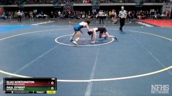 135 lbs Champ. Round 1 - Elias Worthington, Eielson High School vs Paul Dyment, Bethel High School