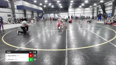 110 lbs Rr Rnd 7 - Jaxon Sgrulletta, CT Whale K-8 vs Jeremy Carver, Team Dynasty