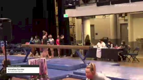 Annalise Forster - Women's Group, St. Louis Gym Centre - 2021 Women's Xcel Region 4 Championships