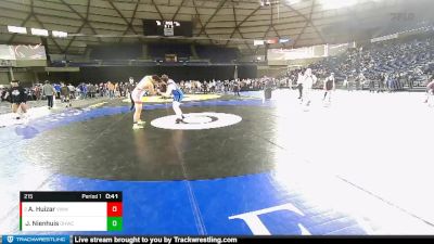 215 lbs 3rd Place Match - Angel Huizar, Victory Wrestling-Central WA vs John Nienhuis, Oak Harbor Wrestling Club