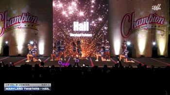 Maryland Twisters - Hail [2025 L2 Junior Day 1] 2025 Champion Cheer and Dance Grand Nationals
