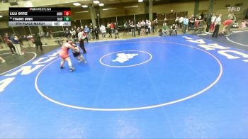 235 lbs 5th Place Match - Thanh Dinh, Unattached vs Lilli Ortiz, Aurora (East)