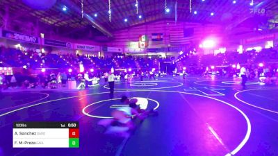 120 lbs Consi Of 16 #1 - Adriel Sanchez, Garden City Wrestling Club vs Franz Marquez-Preza, Eaglecrest WC