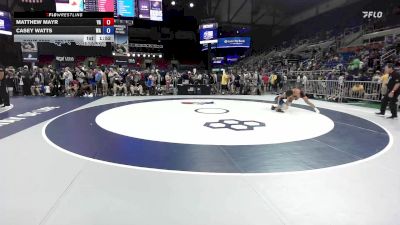 120 lbs Cons. Sub-rd Of 64 - Matthew Mayr, VA vs Casey Watts, WA
