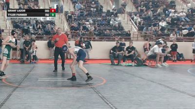 95_B lbs Final - Grant Lazor, Chestnut Ridge vs Tyler Farmer, Frazier