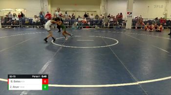65-70 lbs Round 1 - Brantley Bates, Kentucky vs Zaiver Roye, Tar Heel Kids Wrestling Club