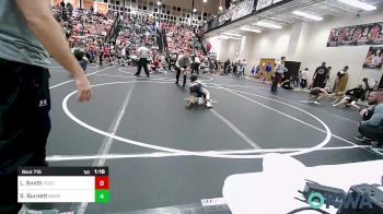 61 lbs Quarterfinal - Lucas Smith, Pocola Youth Wrestling vs Sloan Burnett, Broken Arrow Wrestling Club