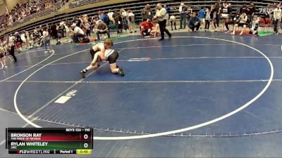 110 lbs Cons. Round 2 - Rylan Whiteley, JWC vs Bronson Ray, The Pride Of Nevada