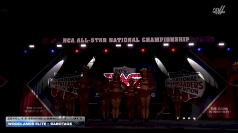 Woodlands Elite - Sabotage [2026 L4.2 Senior - Small - B Day 2] 2026 NCA All-Star National Championship