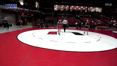 100 lbs Final - Makayla Minte, Lawton High School Girls vs Kylie White, Mustang High School Girls