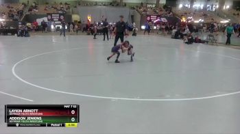 42 lbs Round 3 - Addison Jenkins, Seymour Youth Wrestling vs Laykin Arnott, Seymour Youth Wrestling