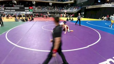 5A 190 lbs Semifinal - Ethan Browning, McKinney North vs Darien Lewis, Amarillo Palo Duro