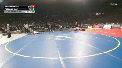 6A Boys 165 lbs 1st Place Match - Giovanni Silva, Westview Boys vs Maclain Culp, West Linn Boys