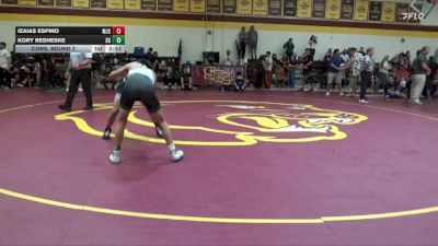 125 lbs Cons. Round 2 - Izaias Espino, Modesto Junior College vs Kory Resheske, Shasta College