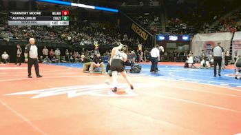 190 Class 2 lbs Semifinal - Alayna Leslie, Staley vs Harmony Moore, Willard