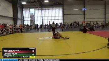 92 lbs Round 4 - Jovanni Tovar, Minion Black vs Matthew Marenco, Maryland GOLD