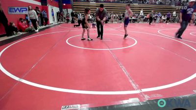 73 lbs Quarterfinal - Riot Smith, Buck Pride Wrestling vs Jace Branson, Beggs Youth Wrestling Program