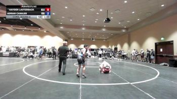 132 lbs Cons. Round 6 - Hayden Lauterback, New Jersey vs Adrian Canales, Virginia