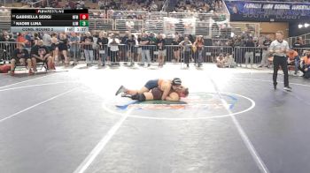 140 lbs Cons. Round 2 - Naomi Luna, Aquilla J. Morgan High School vs Gabriella Sergi, North Ft Myers