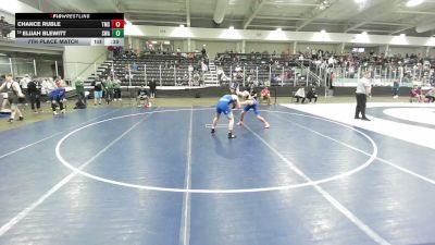 150 lbs 7th Place Match - Elijah Blewitt, Sebolt Wrestling Academy vs Chance Ruble, Team Missouri Select