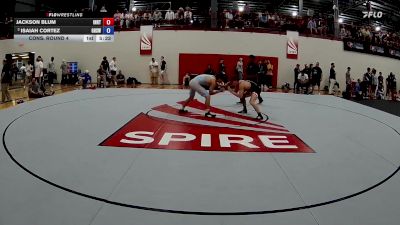 61 kg Cons. Round 4 - Jackson Blum, Indiana RTC vs Isaiah Cortez, Gilroy High School Wrestling