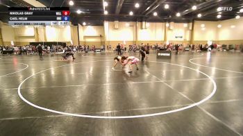 144 lbs Consi Of 8 #1 - Nikolas Gray, Wellington Wrestling vs Cael Helm, Hernando Wrestling Club