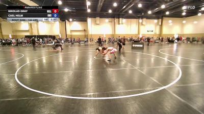 144 lbs Consi Of 8 #1 - Nikolas Gray, Wellington Wrestling vs Cael Helm, Hernando Wrestling Club