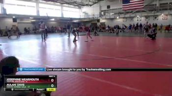 138 lbs Round 2 (4 Team) - Aulani Davis, Indiana INFERNO GOLD vs Josephine Wearmouth, Youtube Wrestlers