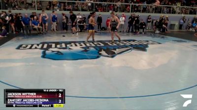 182 lbs Rr2 - Zahcory Jacobs-McDonald, Bethel Freestyle Wrestling Club vs Jackson Wittmer, Nikiski Freestyle Wrestling Club