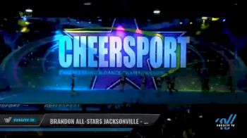 Brandon All-Stars Jacksonville - Gloss [2021 L3 Senior - Medium Day 2] 2021 CHEERSPORT National Cheerleading Championship