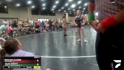 120 lbs Round 3 (4 Team) - Rhyleah Gleber, Trojan WA vs Talin Strott, BHWC/ Florida Supreme