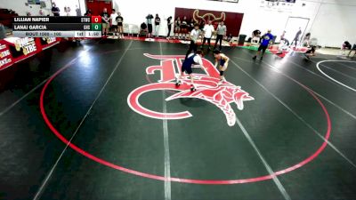 100 lbs Round 1 - Lillian Napier, Chatsworth vs Lanai Garcia, Gahr High School