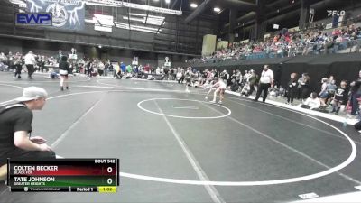 68 lbs Semifinal - Tate Johnson, Greater Heights vs Colten Becker, Black Fox