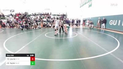 132 lbs Consi Of 8 #2 - Donato Laurie, Wethersfield vs Robert Taylor, Maloney