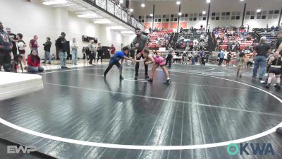 83 lbs Rr Rnd 3 - Ava Henderson, HURRICANE WRESTLING ACADEMY vs Dejuan Fields, Tulsa Blue T Panthers