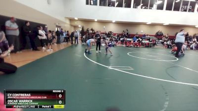 78 lbs Round 3 - Oscar Warrick, Punisher Wrestling Company vs Cy Contreras, Anacortes Hawkeyes Wrestling Club