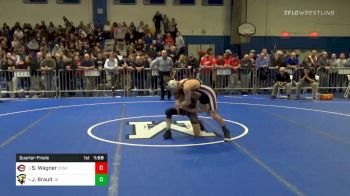 106 lbs Quarterfinal - Sam Wagner, Concord vs Josh Brault, Joel Barlow