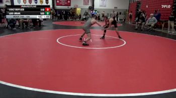 126 lbs Semifinal - Leo Jirak, Van Buren County vs Colt Boyles, Burlington Notre Dame