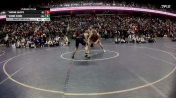 2A 175 lbs Quarterfinal - Judge Lloyd, Seaforth High School vs Zane Dodd, East Gaston
