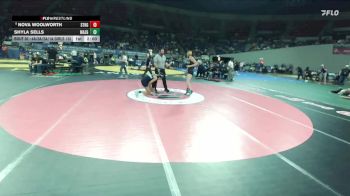 4A/3A/2A/1A Girls 135 Champ. Round 1 - Nova Woolworth, St. Helens Girls vs Shyla Sells, Mazama Girls